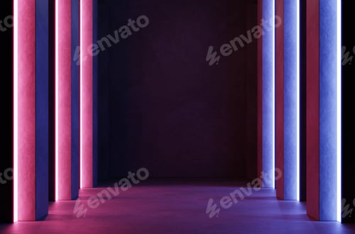 Preview: Modern futuristic Sci Fi background.