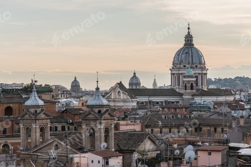 Preview: Scenic View of Ancient Buildings in Urban Setting