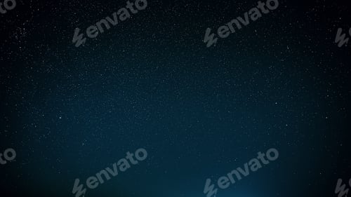 Preview: Blue Scenery Background Night Starry Sky Glowing Stars. Scenic B
