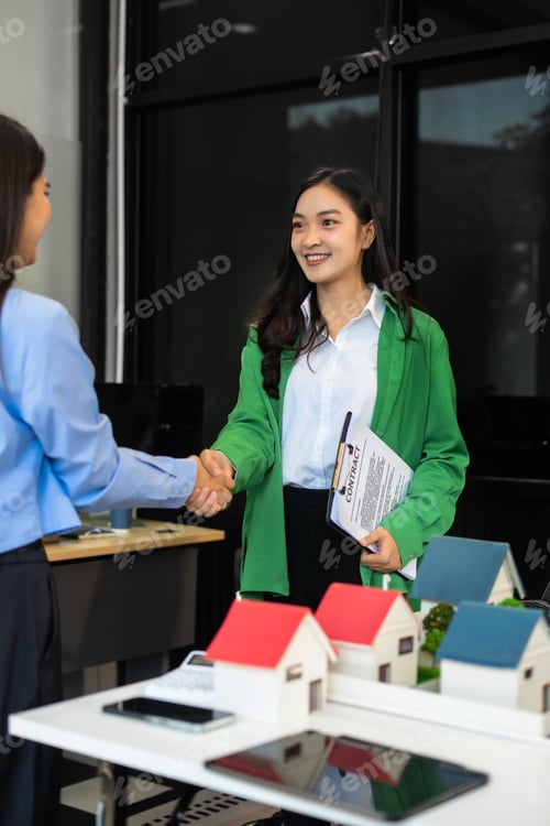 Preview: Considering buying a home, investing in real estate. Broker signs a sales agreement.
