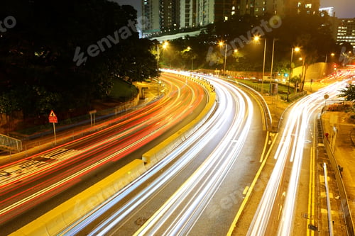 Preview: traffic at night