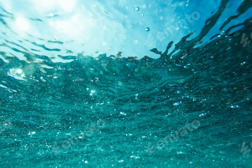 Preview: abstract underwater background with bokeh