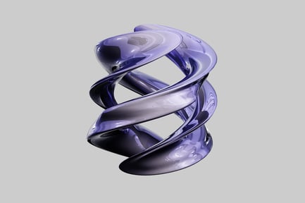 Preview: Twisted chrome purple design