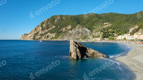 Preview: Stunning coastal view of Cinque Terre showcasing vibrant cliffs and tranquil azure waters