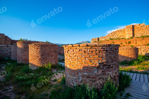 Preview: Ancient village in ruins in Takht-e Soleyman, West Azerbaijan Province, Iran