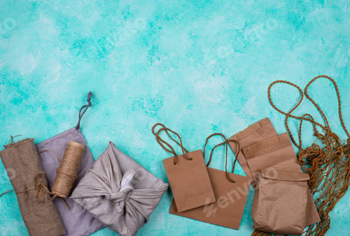 Preview: Various natural eco friendly package