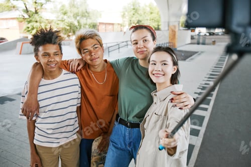 Preview: Teenagers Taking Selfie