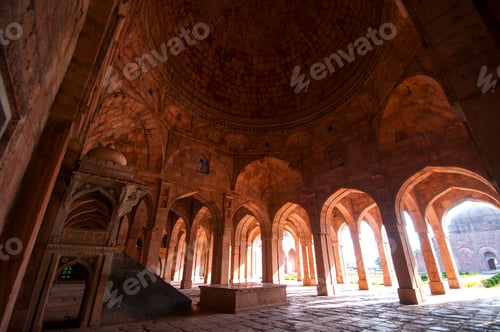 Preview: Ashrafi Mahal and Jama Masjid Mosque in Mandu, Madhya Pradesh, India