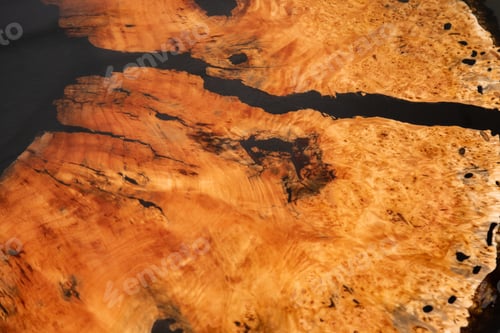 Visualização: Textura da mesa de resina epóxi