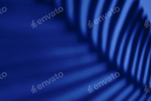 Preview: Beautiful monstera leaves shadow colored background in artificial light