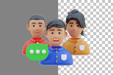Preview: Talking 3D Icon