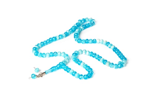 Preview: Rosary Isolated on white background. Creative photo