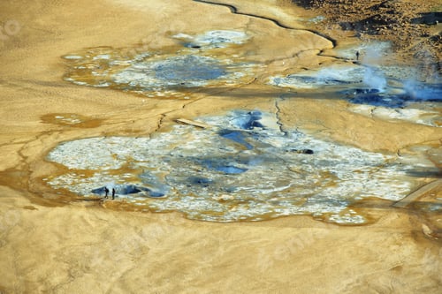 Preview: Landscape in the geothermal area Hverir