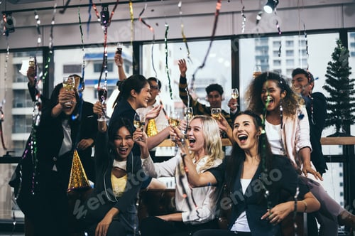 Preview: Business People Party Celebration Success Concept