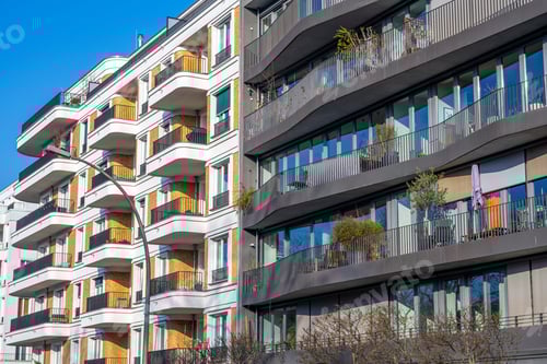 Preview: New apartment buildings seen in the Prenzlauer Berg district