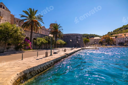 Preview: View of Korcula old town on Korcula island, Croatia