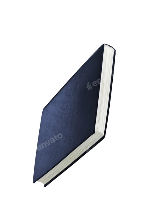 Preview: simple blue hardcover book