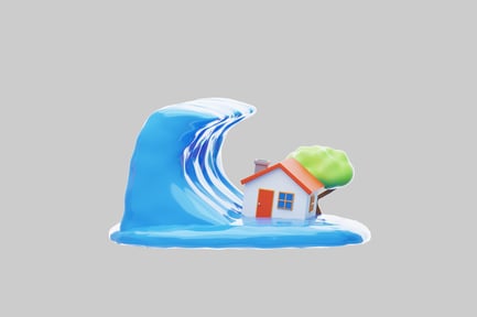 Preview: House by tsunami wave