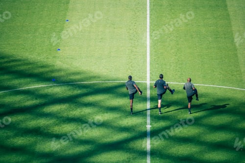 Preview: Football Referees warming up