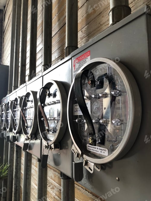 Preview: Row of Electric meters