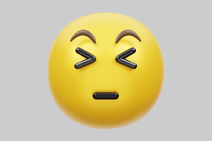 Preview: Squinting yellow emoji face