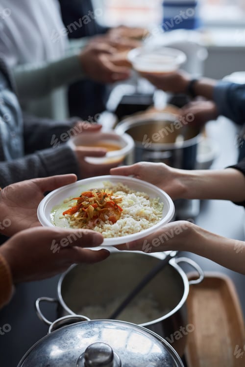 Preview: Volunteers Helping at Soup Kitchen