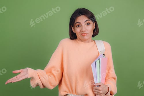 Preview: Young woman in casual sweater