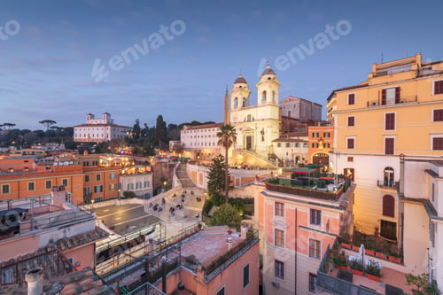 Preview: Rome, Italy overlooking the Spanish Steps