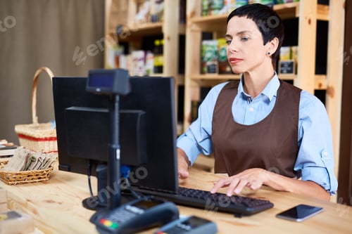 Preview: Working as cashier