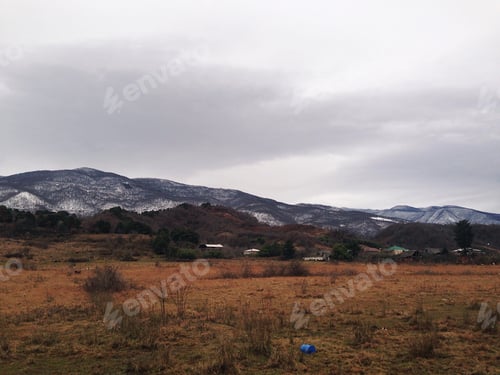 Preview: autumn. the mountains. cloudy. winter. yearning