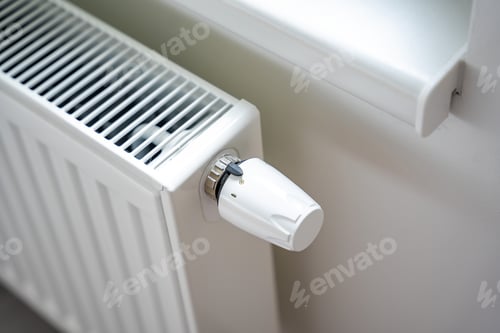 Preview: Battery heating knob. Heating in an apartment, at home. Heating prices.