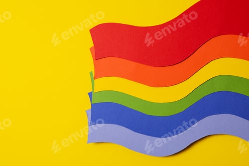 Preview: Composition for Pride and LGBTQ community, space for text