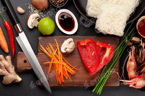 Preview: Ingredients for wok cooking