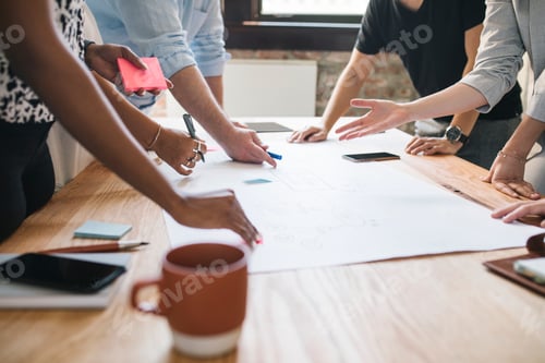 Preview: Startup team working on a project