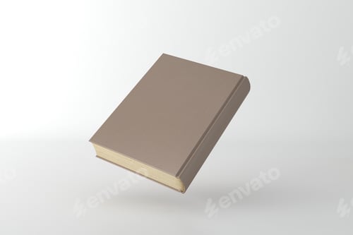 Preview: book, mockup, cover, textbook, realistic