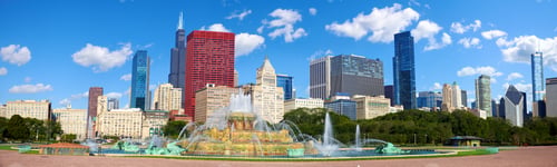 Preview: Chicago skyline panorama