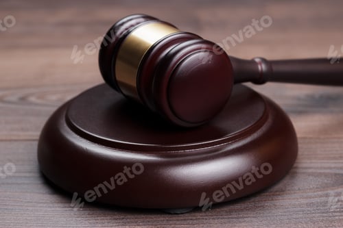 Preview: Judge Gavel On Brown Wooden Table