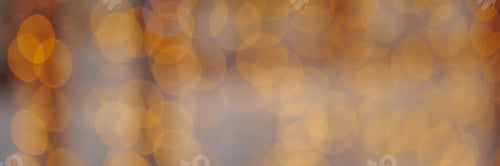 Preview: Banner abstract sunny bokeh on orange background