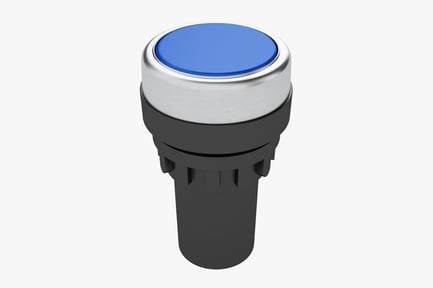Preview: Industrial Blue Control Button