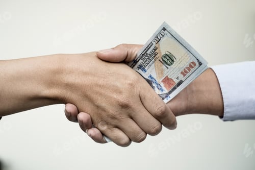 Preview: Corruption. Businessmen make an agreement with the money proposed his partner to bribe in the office