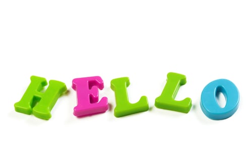 Preview: colorful toy alphabet letters