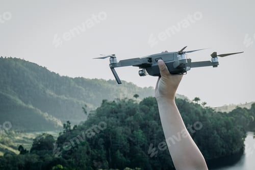Preview: Drone Held Up in Scenic Mountain Landscape