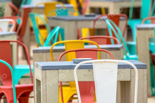 Preview: Colorful terrace restaurant