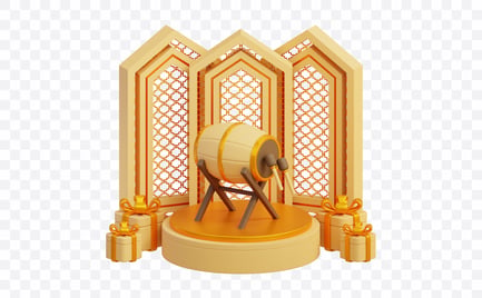 Preview: Ramadan Drum Decor