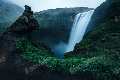 Preview: Famous Skogafoss waterfall