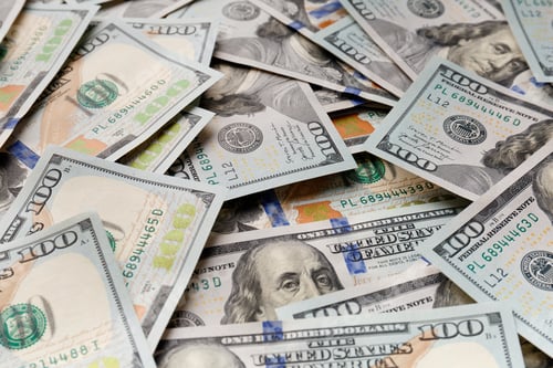 Preview: Pile of United States One Hundred Dollar Bills