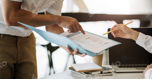 Preview: Business people are meeting for analysis data figures to plan business strategies. Business