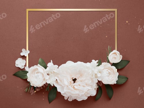 Preview: Frame with flowers
