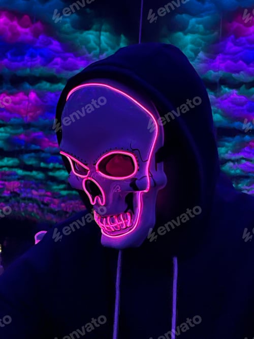 Visualização: Máscara colorida