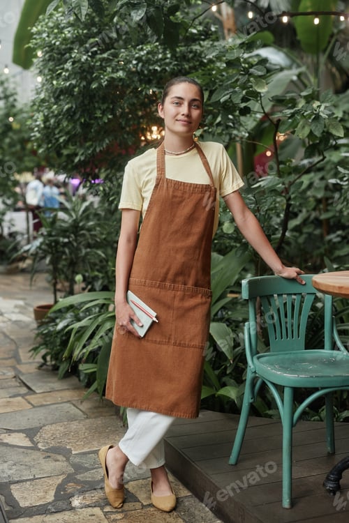 Preview: Waitress at Work in Cafe